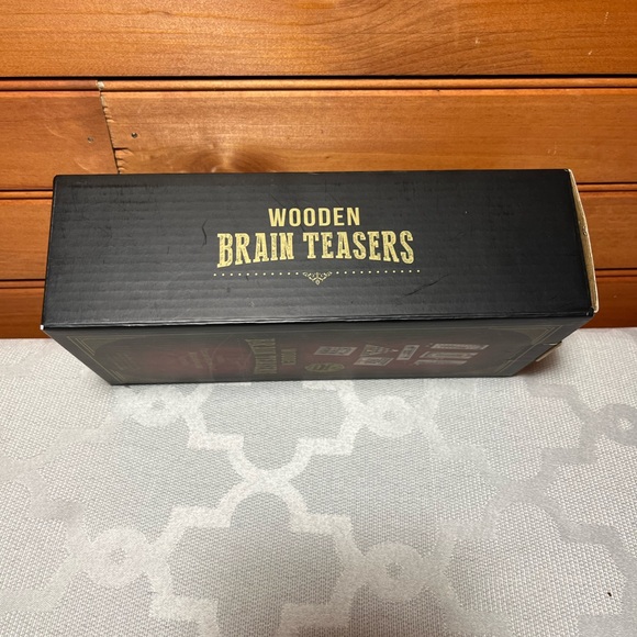 NWT - Wooden Brain Teasers - 7 Different Games - For home or travel! - Picture 5 of 6